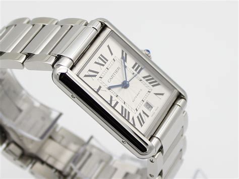 cartier tank xl on wrist|cartier tank must price.